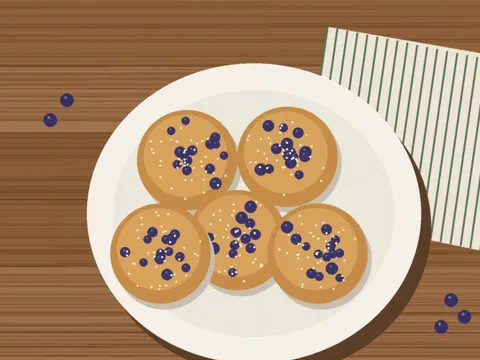 Wild Blueberry Muffins